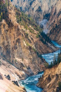 Yellowstone River flows through Gorge