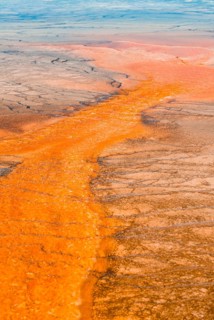 Colored mineral deposits