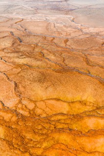 Colored mineral deposits