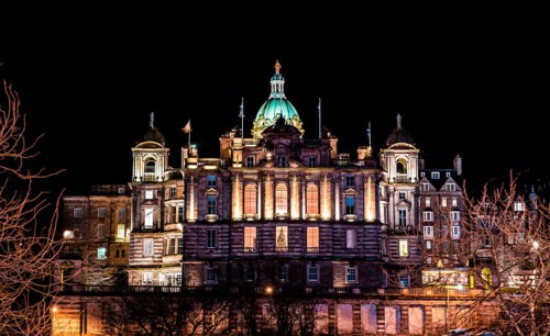 Museum on the Mound at Night