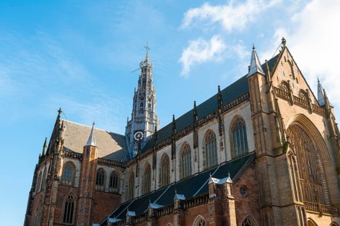Gothic Cathedral Sint-Bavokerk