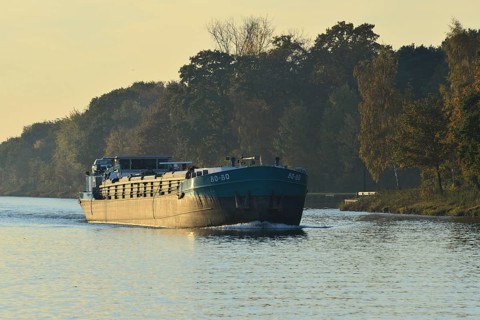 Barge on the canal