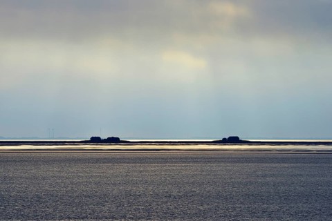 North Frisian Wadden Sea with Hallig Langeness
