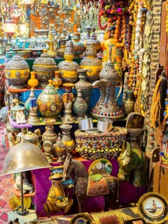 Stall in oriental market