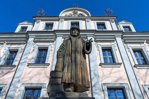 Statue of the philosopher Melanchton