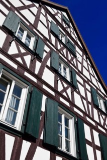 Half-timbered facade in Siebeldingen