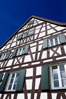 Half-timbered facade in Siebeldingen