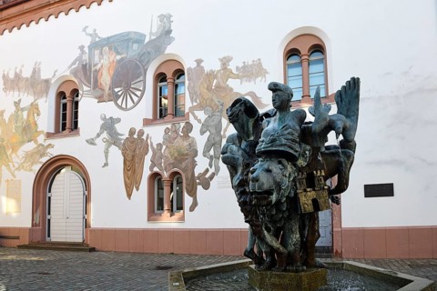 Armoury with fountain