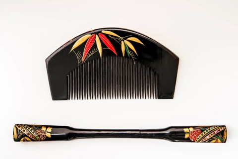 Japanese hair barrette and comb
