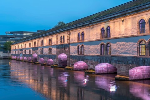 Barrage Vauban at dusk, Strasbourg