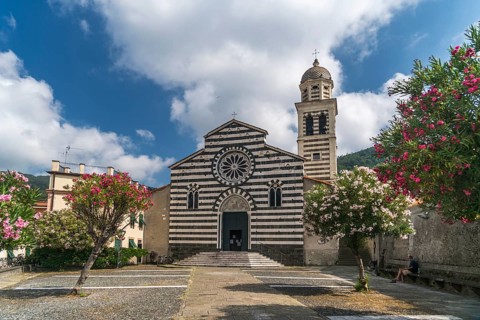 The gothic church Chiesa di Sant'Andrea Apostolo