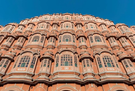 Frontal Facade of Hawa Mahal