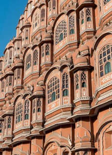 Frontal Facade of Hawa Mahal