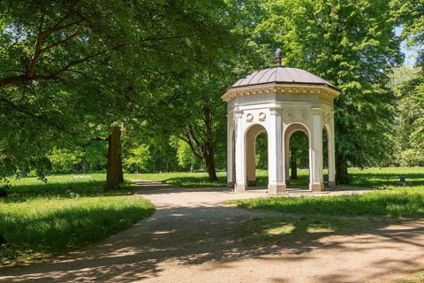 Gerhard Pavilion in the Clara-Zetkin-Park Leipzig