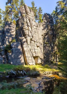 Devil's Wall in the Black Water Valley near Pobershau