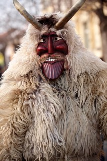 Traditional Buso goat or sheep costume