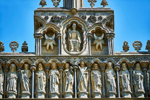 Statues on the facade
