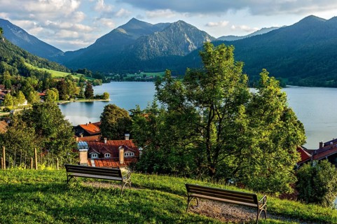 View of the village and Schliersee