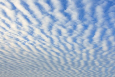 Stripy cloud formation
