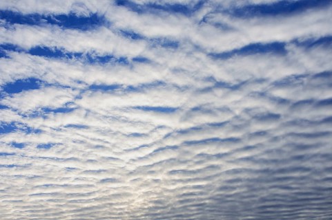 Stripy cloud formation