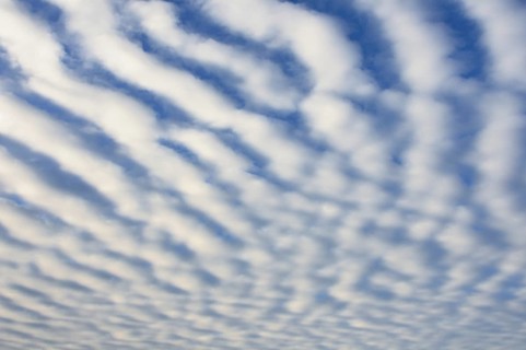 Stripy cloud formation
