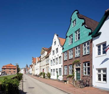 Historic town houses at the harbour