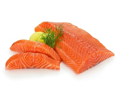 Fillet of Atlantic salmon (Salmo salar)