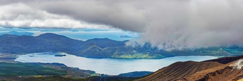 Lake Rotoaira and Lake Taupo