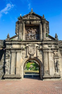 Entrance to the old Fort Santiago