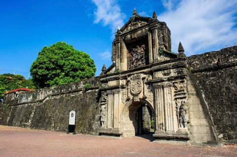 Entrance to the old Fort Santiago