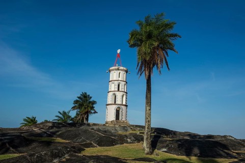 Old lighthouse in Kourou