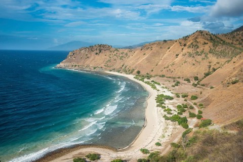 Sandy beach