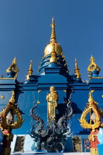 Blue Stupa of Wat Rong Seur Ten
