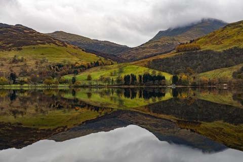 Reflection in Loch Earn