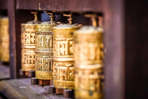 Buddhist Prayer Wheels