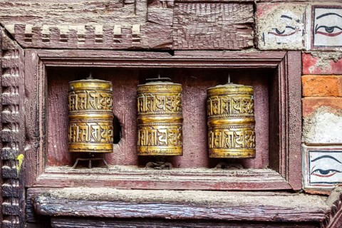 Buddhist Prayer Wheels