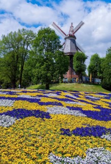 The Am Wall Windmill and ramparts