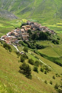 Mountain village of Castelluccio