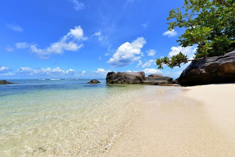 Idyllic beach on the Nosy Boraha island