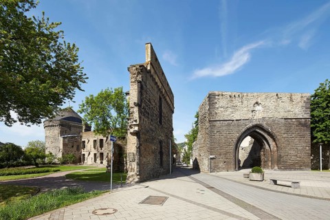 The historic city wall in Andernach