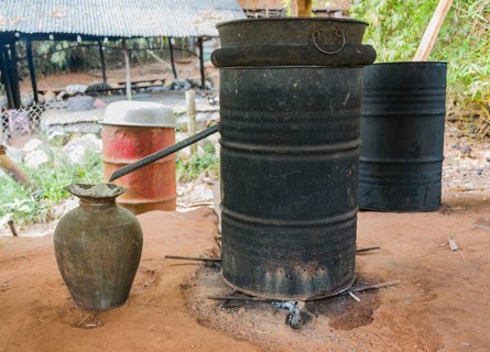 Distillery for the production of Lao Loa
