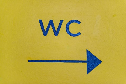 Toilet sign