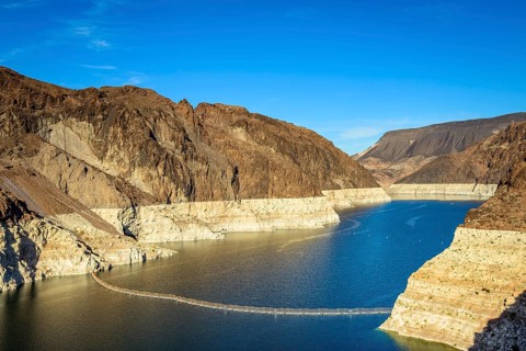 View to Lake Mead from the Hoover Dam