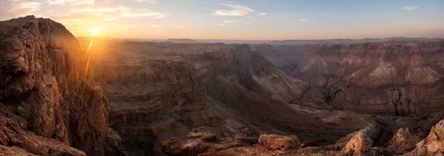 Sunset over Canyon