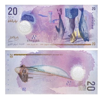 20 Maldivian rufiyaa