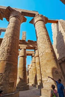 Arcade in Temple of Amun-Re
