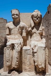 Statues of King and Queen