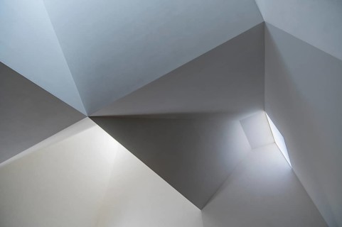 Church ceiling with skylight
