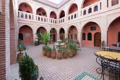 Courtyard of a riad