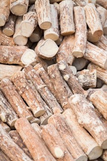 Cut Thanaka wood